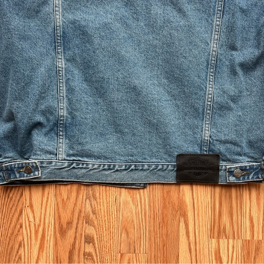 Harley-Davidson Blue Denim Jacket - Picture 5 of 8